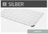 Spessarttraum Daunen Kassettendecke Silber medium 100% Daunen 200x200 cm