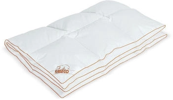 Ribeco Bettdecke Ella weiße 155x220 cm weiß leicht Ribeco Bettdecke Ella weiße 155x220 cm weiß leicht