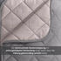 Wometo MicrofaserSteppbett im Wende-Design 155x220 – grau und hellgrau farbig & bunt (wo1479-017)