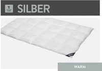 SPESSARTTRAUM Daunenbettdecke "Silber" warm F&uuml;llung 100Daunen 1 Stk. tlg.