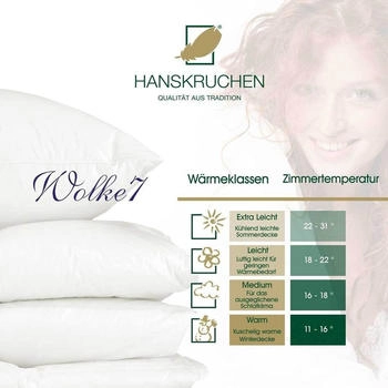 Hans Kruchen Down Design Wolke 7 leicht 135x220cm