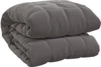 vidaXL Gewichtsdecke Grau 137x200 cm 10 kg Stoff
