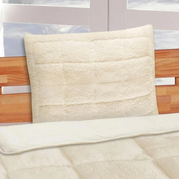 Bestlivings Lammflor-Steppdecke 135x200+80x80cm