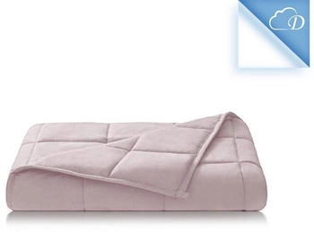Dailydream Gewichtsdecke Fleece 90x200cm 2,3kg rosa