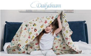 Dailydream Gewichtsdecke Baumwolle 90x120cm 2,3kg Wald