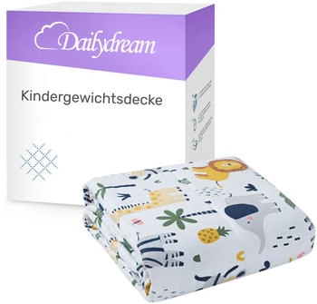 Dailydream Gewichtsdecke Baumwolle 104x150cm 3,2kg Safari