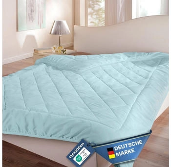 Bestlivings Sommerdecke Mikrofaser-Polyester 135x200cm hellblau
