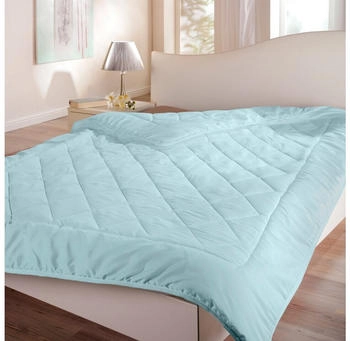 Bestlivings Sommerdecke Mikrofaser-Polyester 200x200cm hellblau