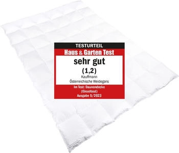 Sanders Kauffmann Weidegans Daunenbettdecke warm 155x220cm
