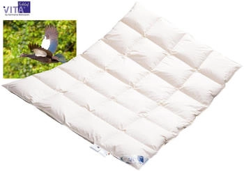 Vitaschlaf Daunenbettdecke Wildente extrawarm 155x220cm