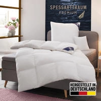 SPESSARTTRAUM G&auml;nsedaunenbettdecke "Premium****, hergestellt in Deutschland,