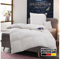 SPESSARTTRAUM G&auml;nsedaunenbettdecke "Premium****, hergestellt in Deutschland,