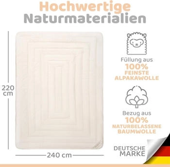 Engelshof Alpaka Farisa sommerleicht 220x240cm