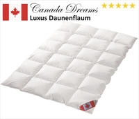 Canada Dreams Luxus Winter Daunendecke PLUS W&auml;rmegrad 4 240x220 cm - Wei&szlig;