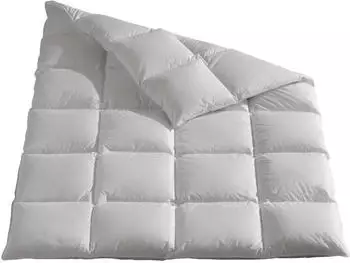 H&auml;ussling Daunen-Feder-Kassettendecke K&ouml;nigstraum warm 200x200 cm Winterdecke