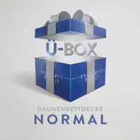 Excellent Daunenbettdecke "&Uuml;berraschungsbox" normal F&uuml;llung 90Daunen10Federn Bezug