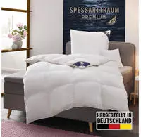 SPESSARTTRAUM G&auml;nsedaunenbettdecke "Premium****, hergestellt in Deutschland,