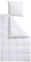 OTTO home Daunenbettdecke + Kopfkissen "K&ouml;niz, Bettdecke 135x200&155x220 cm mit