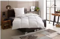 OTTO home Daunenbettdecke + 3-Kammer-Kopfkissen "Lasse, Bettdecke 135x200 cm,...