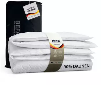 BEFA Premium-Gänsedaunen-Sommerdecke 90/10 200x200cm