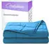 Dailydream Gewichtsdecke Baumwolle 155x200cm 11kg blau