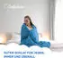 Dailydream Gewichtsdecke Baumwolle 155x200cm 11kg blau