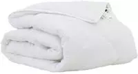 vidaXL Bettdecke Wei&szlig; 220 x 155 x 4 cm Polyester