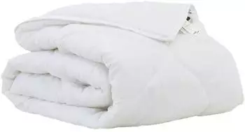 vidaXL Bettdecke wei&szlig; 155x220cm Polyester