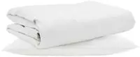 vidaXL Sommerdecke mit Kissen 2 pcs Wei&szlig; Daunenfeder