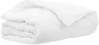 vidaXL Sommerdecke Wei&szlig; 242 x 220 x 3 cm Polyester