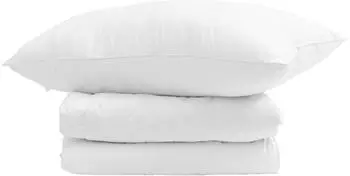 vidaXL Winterbettdecke mit Kissen, Daunenfeder, wei&szlig;, 2-tlg. (3376291)