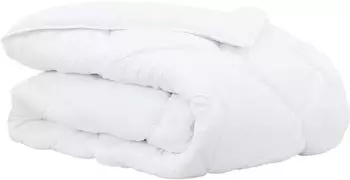 vidaXL Winterbettdecke 240x200cm, Polyester, wei&szlig;
