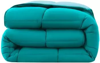 Wometo Steppbett Wende-Design t&uuml;rkis & hellblau, 135x200cm, Ganzjahr (2529-005)