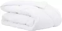 vidaXL Winterbettdecke Wei&szlig; 240 x 222 x 5 cm Polyester