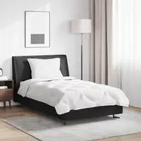 vidaXL Bettdecken Set mit Kissen 2 stk. Wei&szlig; Mikrofaser