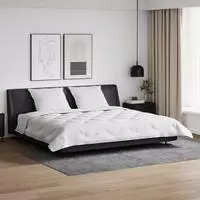 vidaXL Winterbettdecke mit Kissen 3 Stk. Wei&szlig; Mikrofaser