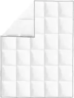 vidaXL Bettdecken 140 x 200 cm Winter Wei&szlig;