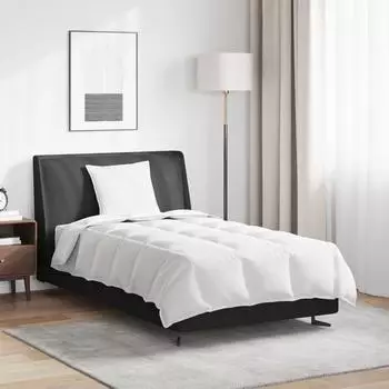 vidaXL 2-in-1 Bettdecke mit Kissen, 2 Stk., wei&szlig;, Daunenfeder (3376357)