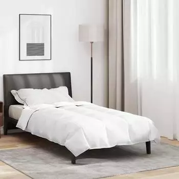 vidaXL Winterbettdecke weiß 140x220cm, Federn
