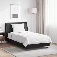 vidaXL Sommerdecke mit Kissen 2 Stk. Wei&szlig; Mikrofaser