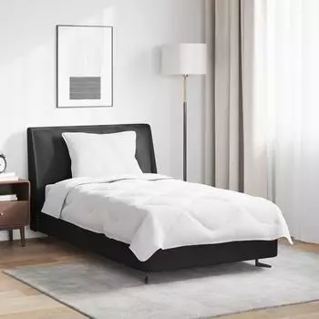 vidaXL Sommerdecke mit Kissen, 2-tlg., wei&szlig;, Mikrofaser (3376383)