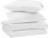 vidaXL Sommerdecke mit Kissen, 3-teilig, weiß, Mikrofaser (3377300)