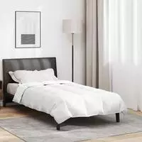 vidaXL Bettdecke 135 x 200 cm Fr&uuml;hling, Herbst Feder Wei&szlig; Atmungsaktiv