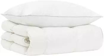 vidaXL G&auml;nsedaunen-Bettdecken-Set 90% FULDA 2 stk. 150 x 200 cm Wei&szlig;