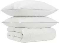 vidaXL G&auml;nsedaunen-Bettdecken-Set 90% FULDA 3 stk. 140 x 220 cm Winter