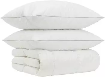 vidaXL G&auml;nsedaunen-Bettdecken-Set 90% FULDA 3 stk. 140 x 220 cm Winter