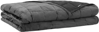 vidaXL Gewichtsdecke Anthrazit 220 x 235 cm 11 kg 100% Baumwolle 205T