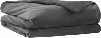 vidaXL Gewichtsdecke Anthrazit 138 x 200 cm 10 kg 100% Baumwolle 205T
