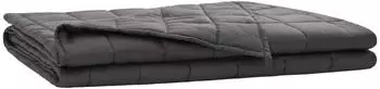 vidaXL Gewichtsdecke Anthrazit 140 x 200 cm 6 kg 100% Baumwolle 205T
