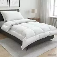 vidaXL Bettdecke und Kissen Set 3 stk. 135x220 cm Winter 450 GSM Wolle